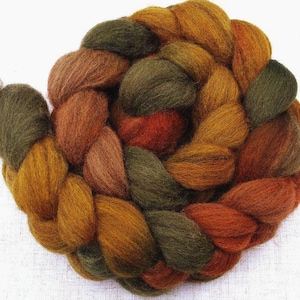 BFL Combed Top 4Oz.  "Pumpkin Patch"