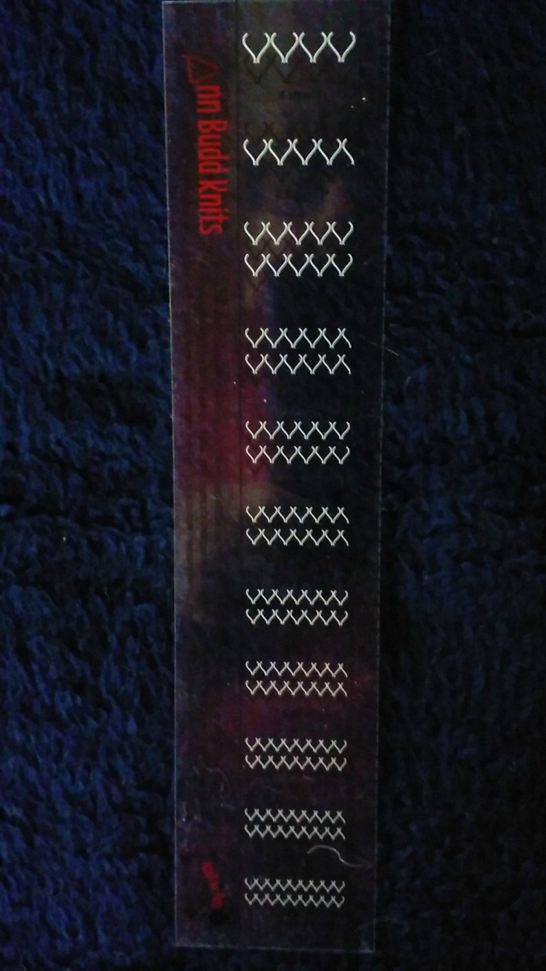 Ann Budd Knits Stitch Gauge Ruler image 3