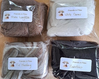 Spinner&#39;s Natural Wool Combo Exploratory Pack  4 Oz.