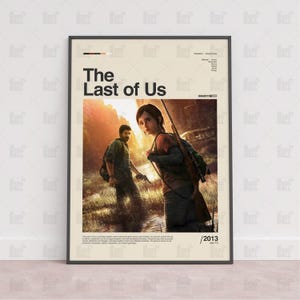 The Last of Us Poster, Gaming Room Poster, Gaming Wall Poster, Gaming Print Poster, Game Gift, Video Games Poster, Gaming Wall Art