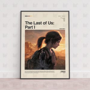 The Last of Us Part I Poster, Gaming Room Poster, Gaming Wall Poster, Gaming Print Poster, Game Gift,Video Games Poster,Gaming Wall Art