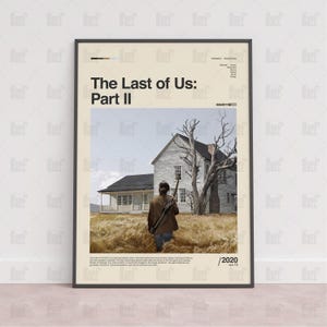 The Last of Us Part II Poster, Gaming Room Poster, Gaming Wall Poster, Gaming Print Poster, Game Gift,Video Games Poster,Gaming Wall Art