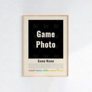 Custom Gaming Poster, Gaming Room Poster, Gaming Wall Poster, Gaming Print Poster, Game Gift, Video Games Poster, Gaming Wall Art