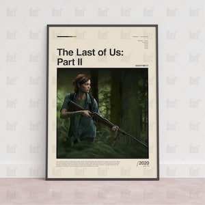 The Last of Us Part II Poster, Gaming Room Poster, Gaming Wall Poster, Gaming Print Poster, Game Gift,Video Games Poster,Gaming Wall Art
