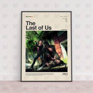 The Last of Us Poster, Gaming Room Poster, Gaming Wall Poster, Gaming Print Poster, Game Gift, Video Games Poster, Gaming Wall Art