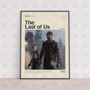 The Last of Us Poster, Gaming Room Poster, Gaming Wall Poster, Gaming Print Poster, Game Gift, Video Games Poster, Gaming Wall Art