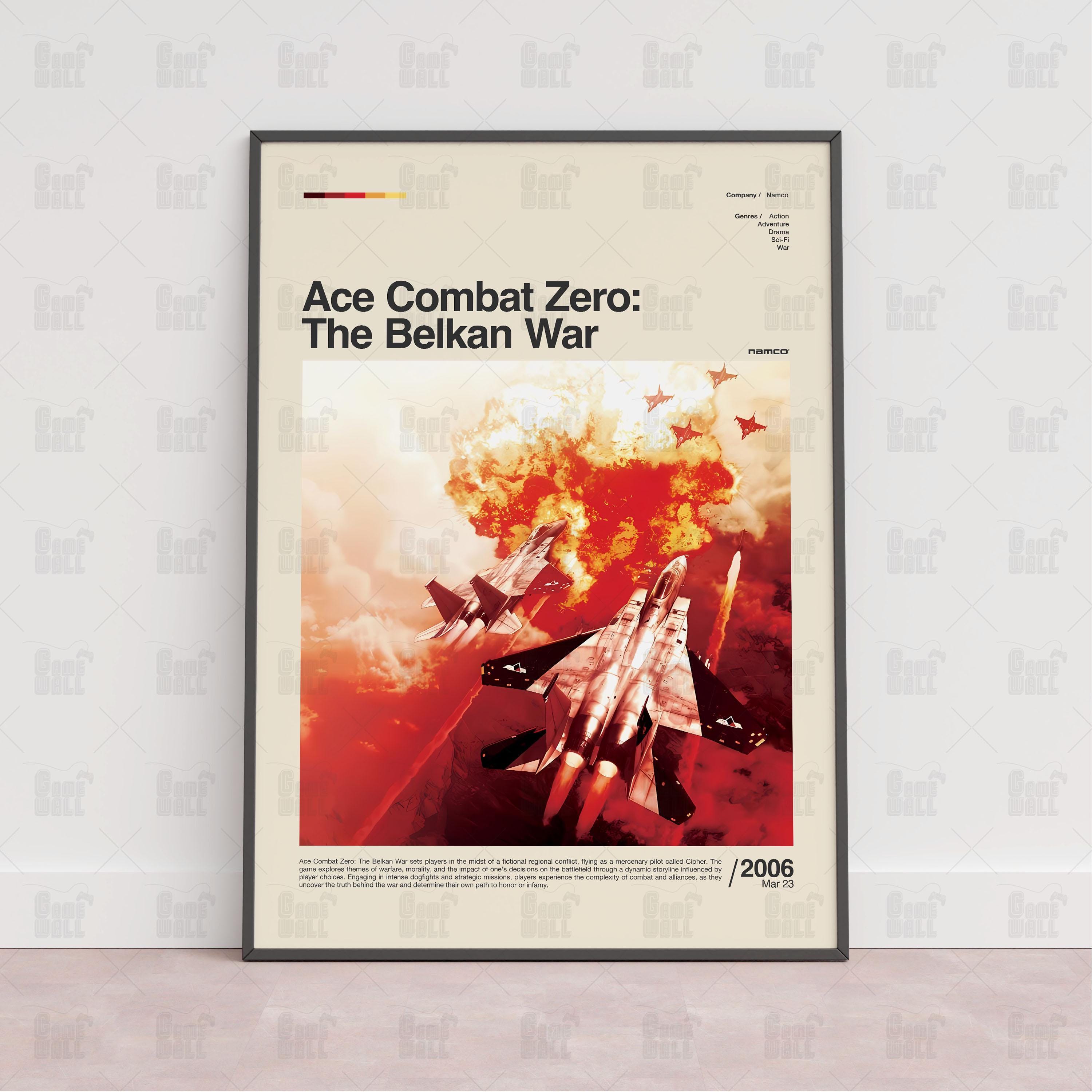 Discover Ace Combat Zero The Belkan War Poster, Gaming Room Poster, Game Gift, Video Games Poster