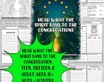 Hear What the Spirit Says to the Congregations | Circuit Assembly | Jehovah’s Witness teen + adult Notebook | JW Printable PDF