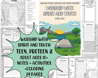Worship With Spirit and Truth | Jehovah’s Witness Circuit Assembly Workbook 2025–2026 | Printable JW Teen Preteen adults Activities Ages 10+