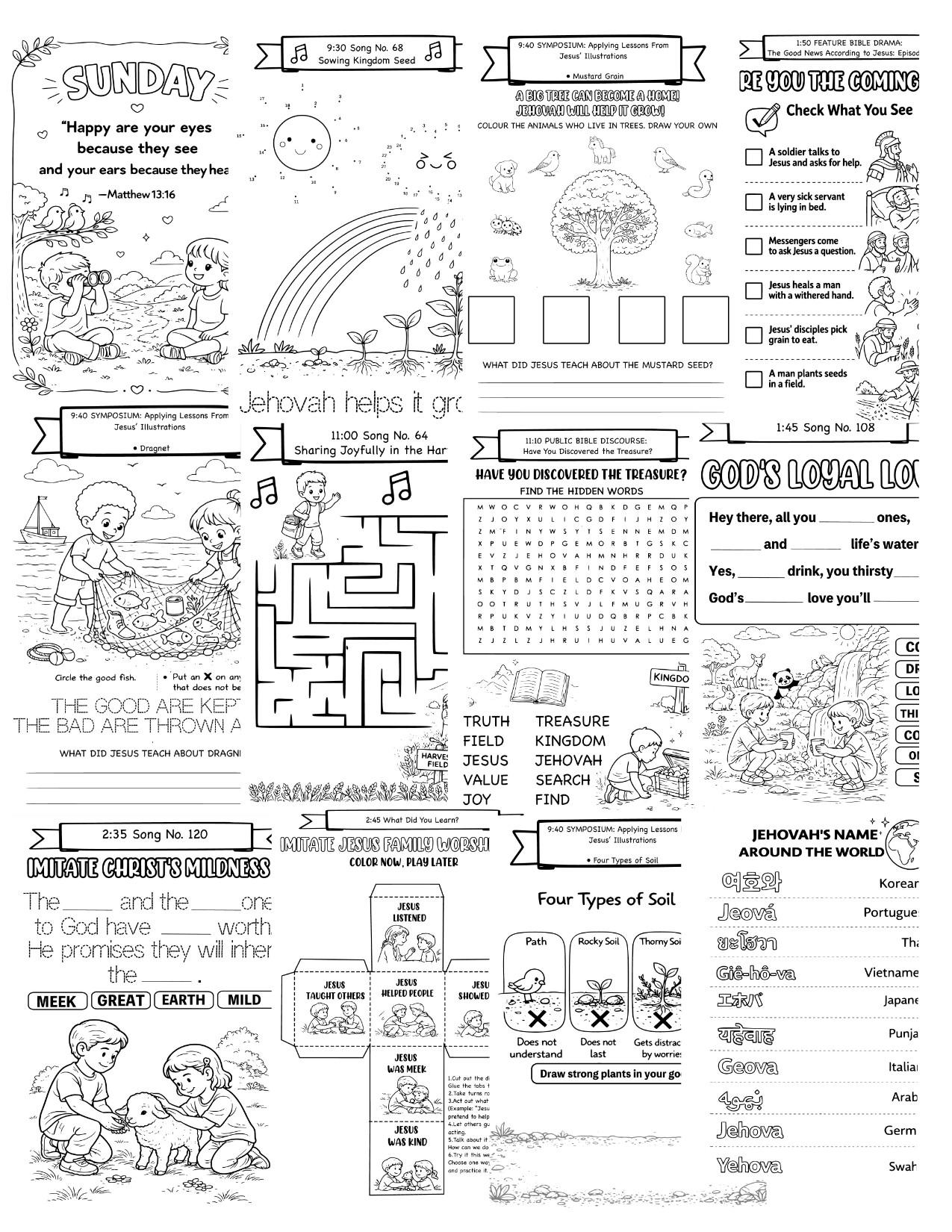 AGES 6-10 Eternal Happiness Convention Workbook Kids 2026 | JW KIDS ...