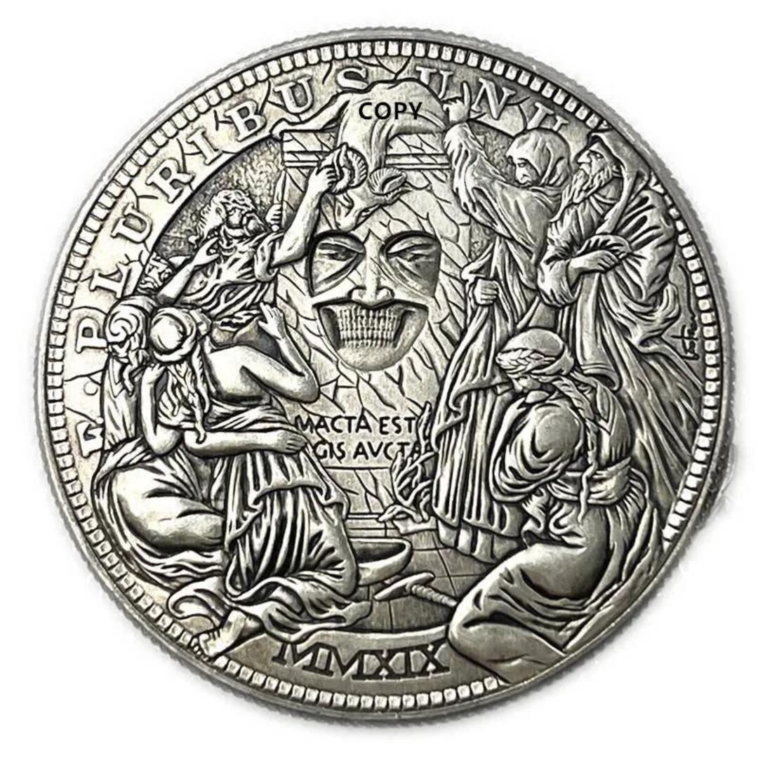 Movable Mechanism Magic Coin – Holy Grail Hobo Nickel Style – Morgan ...