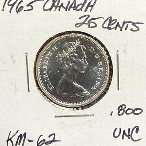 Canada 25 cent coin - Etsy 日本