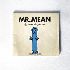 Mr. Mean - Vintage Mr Men Book - 1970s Publication
