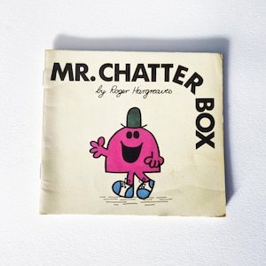 Mr. Chatterbox - Vintage Mr Men Book - 1976 First Edition