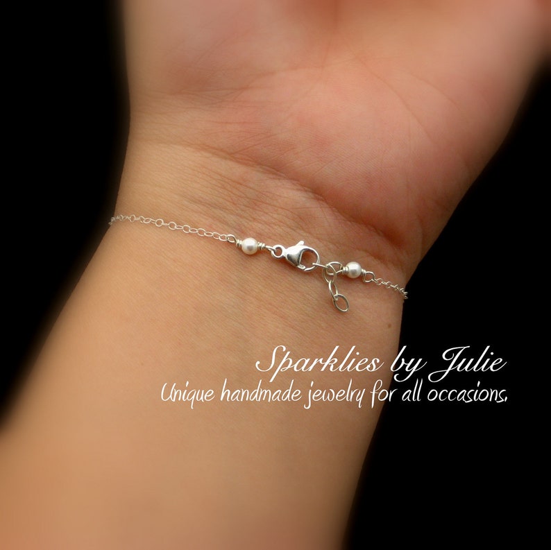 Silver Infinity Bracelet Shiny Sterling Silver Figure Eight Etsy