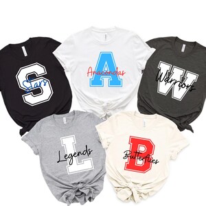 Custom School Mascot Shirt, Personalized College Team