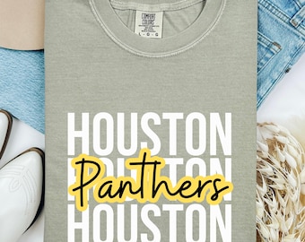 Comfort Colors Custom School Mascot Shirt, Personalized Team