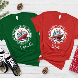 Christmas Cruise Crew 2025 Shirts, Christmas Family Vacation Shirt, Family Christmas T-Shirt, Christmas Cruising Tee, Cruise Group Shirt