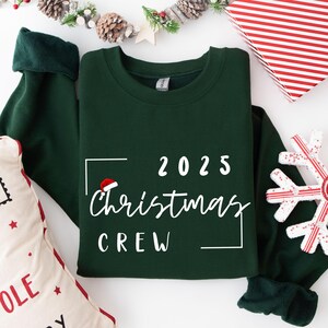 Christmas Crew Sweatshirt, Matching Family Christmas Hoodie 2025, Xmas Pajama Shirts, Holiday Group Outfit, Family Christmas Sweaters
