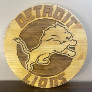 Detroit Lions Wall Sign