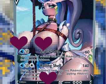 Ghost Waifu Custom NSFW Furry Full Art Card - Etsy