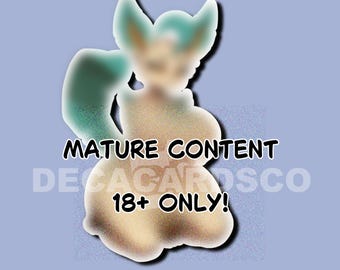 Furry Anthro Female NSFW Adult Sticker