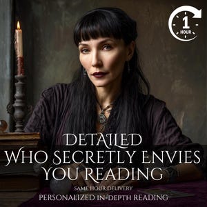 Lectura de Tarot para descubrir quién te envidia en secreto / Lectura sobre enemigos ocultos y celos / Lectura psíquica para saber quién te tiene celos / Análisis energético