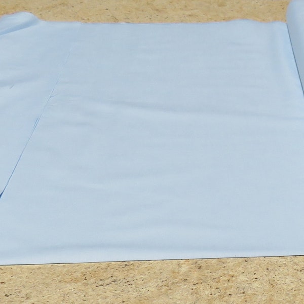 Solid Light Blue 100% Cotton Quilting Weight Fabric Any Amount