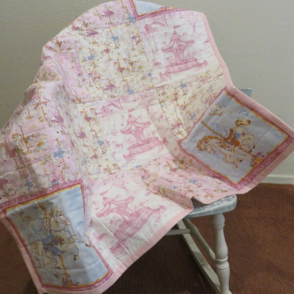 Toile Quilt Etsy