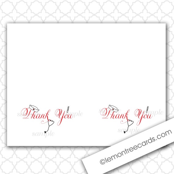 nurse thank you notes rn bsn lpn with hat stethoscope etsy thank you notes for nurses