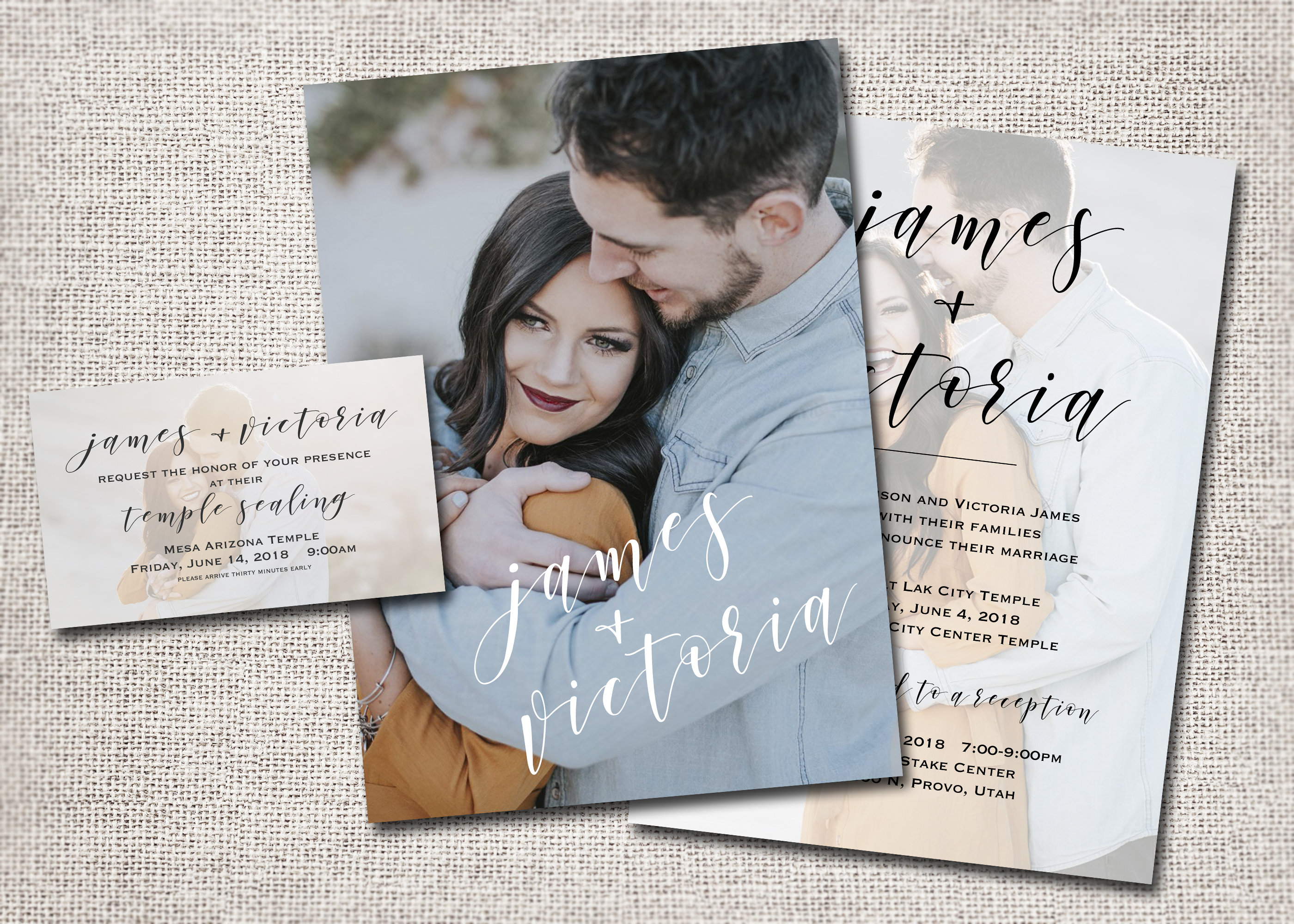 Wedding Invitation Photo wedding invitation wedding invites Etsy