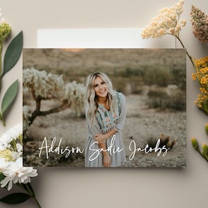 Graduierung Einladung, Graduierung Einladung, 2025, Moderne Graduierung Einladung, Party, Grad Invite: PRINTABLE |  Addison