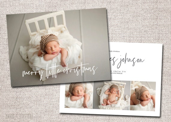 christmas birth announcement holiday card birth etsy christmas birth announcement