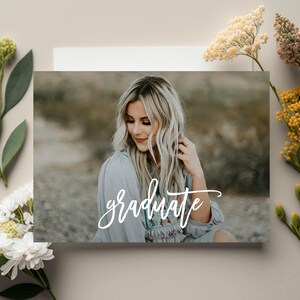 Graduierung Einladung, Graduierung Einladung, 2025, Moderne Graduierung Einladung, Party, Grad Invite: PRINTABLE |  Bridget