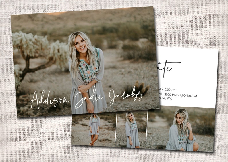 Graduation Announcement, Graduation Invitation, 2021, Modern Graduation Invitation, party, Grad Announcement, Invite:  PRINTABLE  |  Addison 