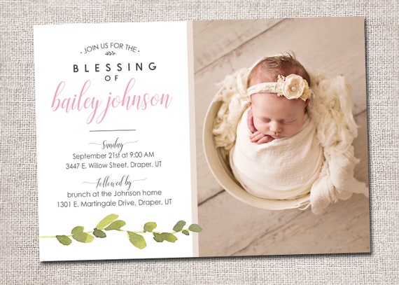 Baby Blessing Invitations 10