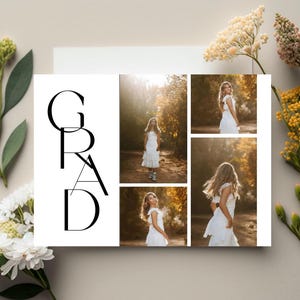 Graduation Announcement, Graduation Invitation, Photo Graduation Announcement, 2025, Graduation Party. Grad Party Invite: PRINTABLE - Parker
