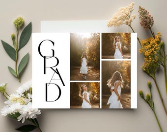Graduation Announcement, Graduation Invitation, Photo Graduation Announcement, 2025, Graduation Party. Grad Party Invite: PRINTABLE - Parker