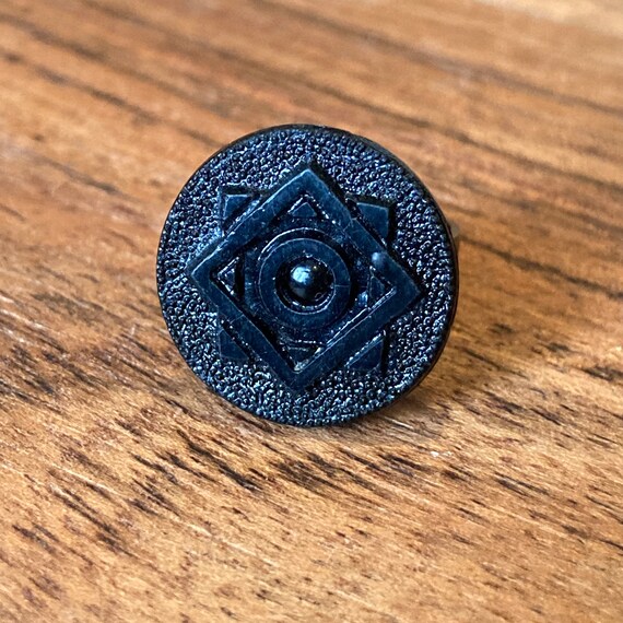 Ring - Antique Victorian / Edwardian era button r… - image 5
