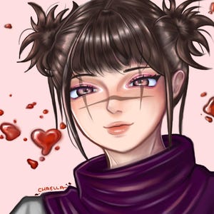 Choso-kunstafdruk voor vrouwen