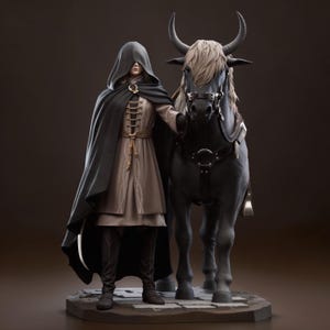 Melina Figure | Realistic Resin Figure | Gaming Collectible for Fan | Female Fantasy Figure | Souls Like Games Collectible | Fan Art Statue