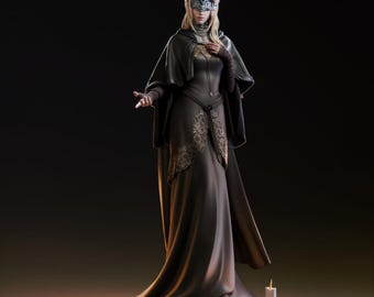 Figura de Guardiana del Fuego / Coleccionable de Dark Souls / Figura femenina de fantasía de resina / Regalo para jugadores y coleccionistas / Estatua de videojuego / Fan art