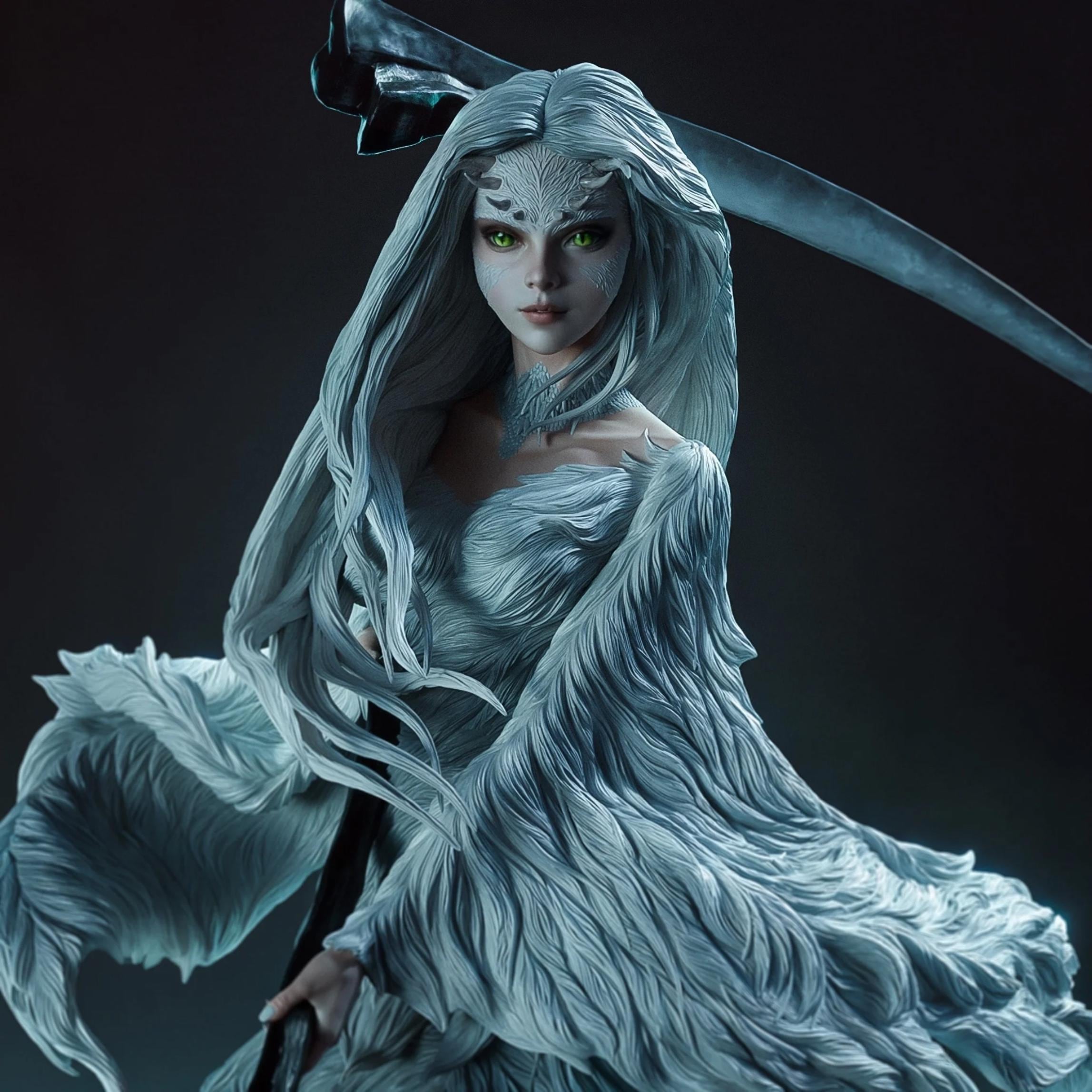 Crossbreed Priscilla Statue | Dark Souls Collectible | Female