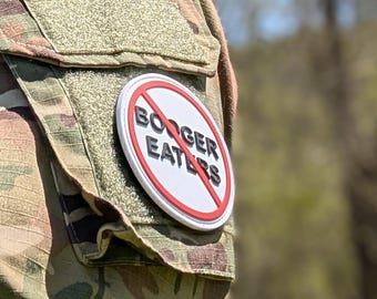 Anti BOOGER EATERS 3D Tactical Morale PVC Hook & Loop Patch