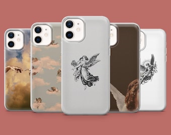 Guardian Angel Phone Case Angelic Heaven Cover for iPhone 17, 16 Pro, 15, 14, 13, 12, Samsung S26, S25, S24, S23, S22, A17, Pixel 10A, 10, 9