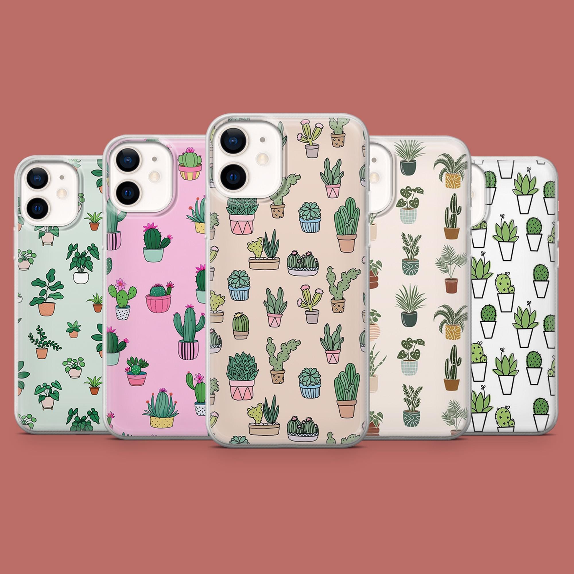 植物柄 スマホケース ホームデコ サボテンカバー iPhone 17、16 Pro