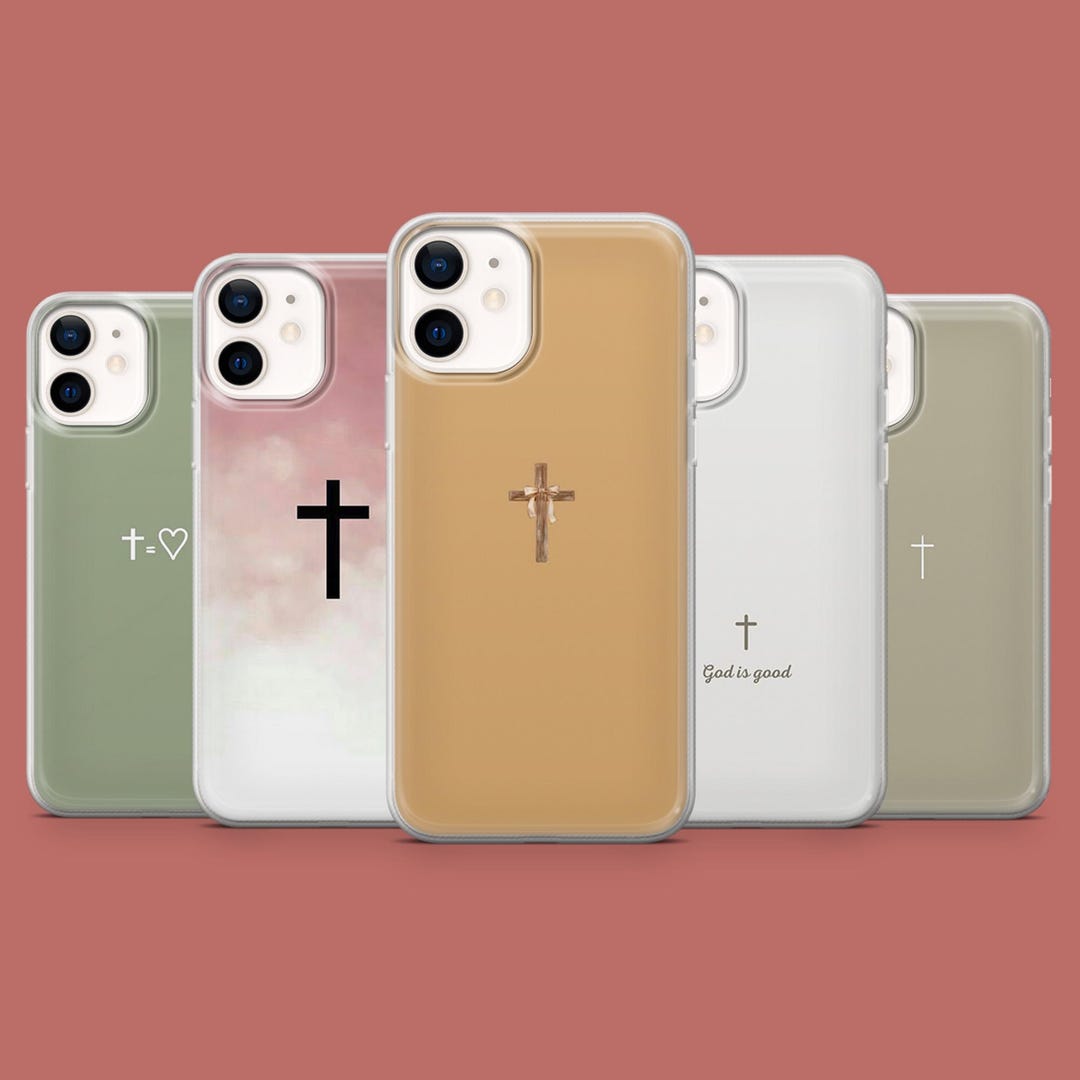 Jesus Cross Phone Case Christian God Cover for iPhone 17 Air 16 15 14 ...