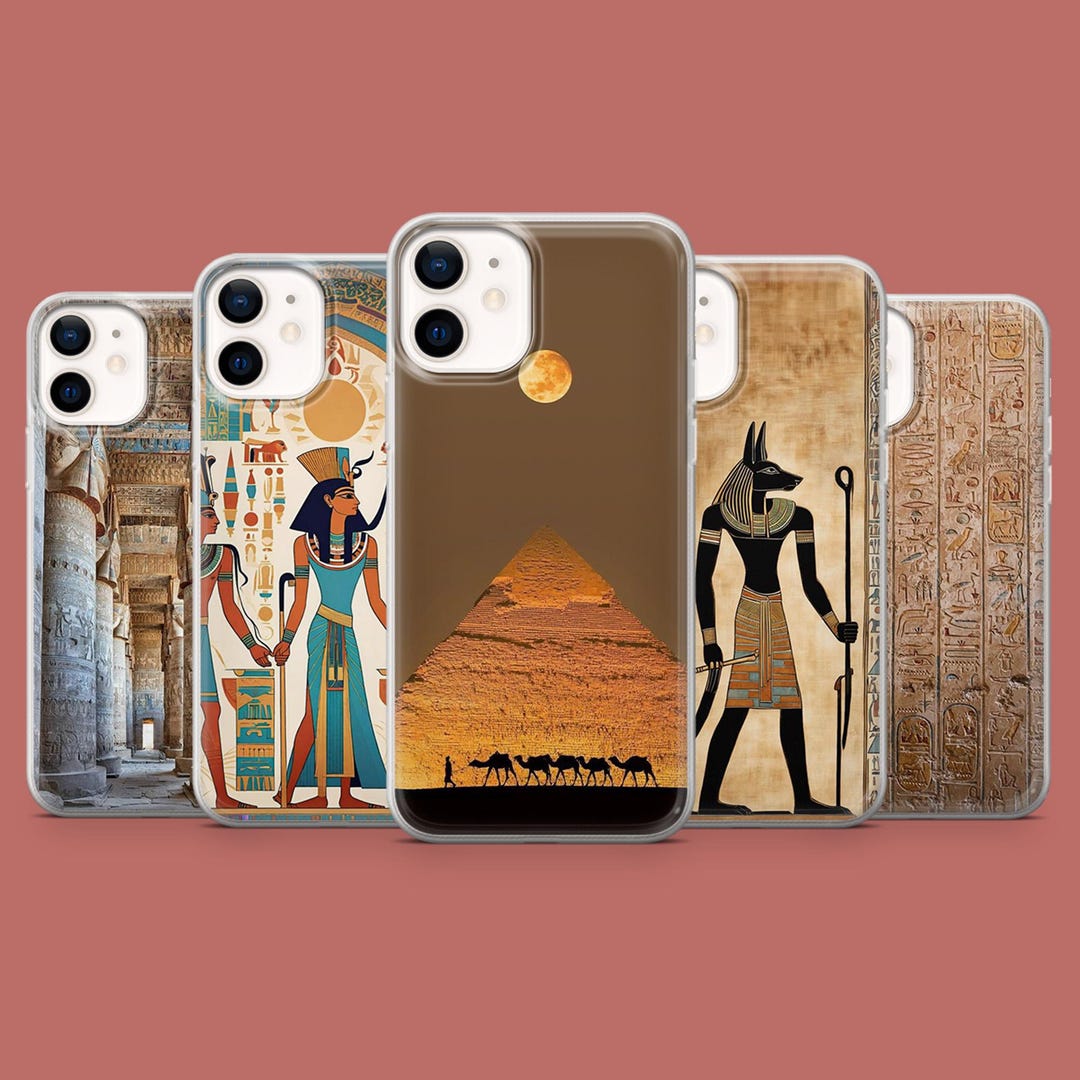 Egypt Phone Case Ancient Egyptian Pyramid Cover for iPhone 17, 16 Pro ...