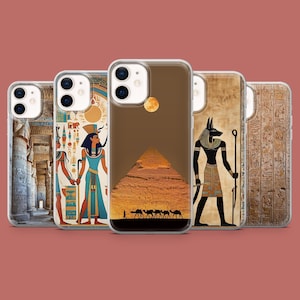 Egypt Phone Case Ancient Egyptian Pyramid Cover for iPhone 17 Air 16 15 14 13 12 11 Samsung S25Ultra S24 S23FE S22 A16 A56 Pixel 10 Pro 9A 8