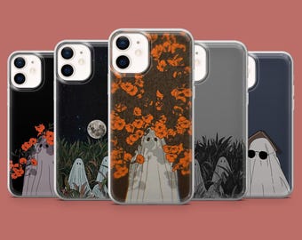 Funda fantasma para iPhone 17, 16 Pro, 15, 14, 13, 12, Samsung S26, S25, S24, S23, S22, A17, Pixel 10A, 10Pro, 9A